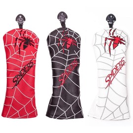 Golf Headcover Utility Cover UT Cover with Conversion Dug Waterproof Spider Red White Black
