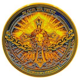 Lion of Judah Christian Challenge Coin – Jesus & Lion Faith Medallion – “Has Overcome” Strength Token – Gift for Men & Women
