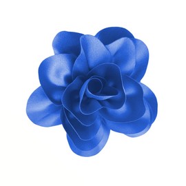 Large Flower Brooches for Women Satin Floral Brooches Lapel Pins Big Flower Pins for Clothes Accessories for Women Flower Barrettes Hair Clip for Women Wedding Floral Lapel Pin for Dress Accessories