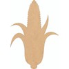 Corn Shape, Unfinished Wood Wall Hanging 6" Shape, DIY MDF