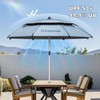 yuzhiyuan Outdoor Umbrellas for Patio 7.8FT Patio Table Umbrella with