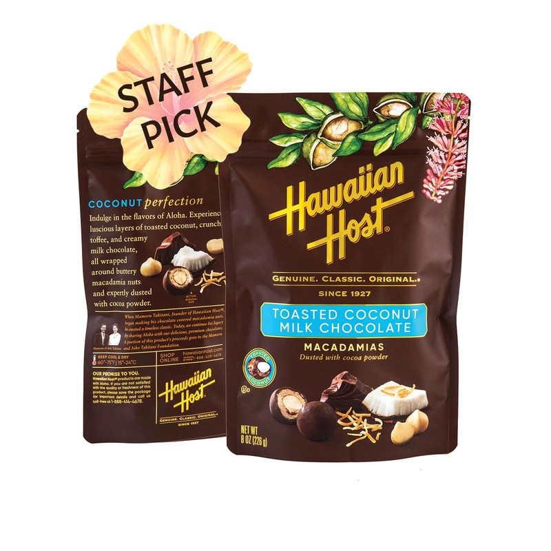 Hawaiian Host Paradise Collection - Toasted Coconut Milk Chocolate Macadamia