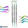 INSTUMAX Flat Plastic Filling Instruments Dental Composite Set of 3