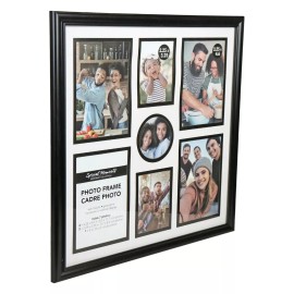 Special Moments  Black 7-Photo Collage Frame 12x12 in.