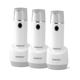 THOVAS Emergency FlashLight, Multi-Function LED Power Failure Light, Handheld Light, Rechargeable Flashlight, Plug-in Night light, 3-in-1 Power Failure Flashlights, Lighting Sensor Night Light, 3 Pack