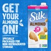 Silk Shelf-Stable Almond Milk, Unsweetened Vanilla, Dairy-Free, Vegan, Non-GMO Project