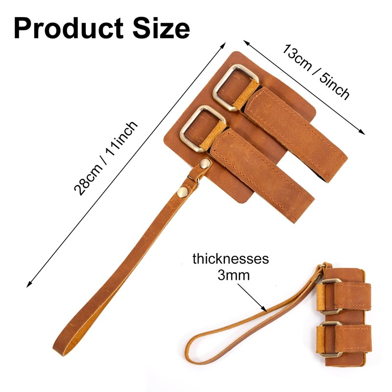YLZZMDQSZ Adjustable Cane Strap for Wrist - Secure Leather Wrist