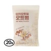 Crazy oatmeal fried oat puffs, 20 pieces, 100g / 미친오트밀 오트뻥 뻥튀기, 20개, 100g