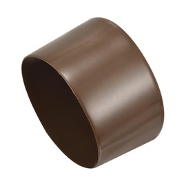 QUARKZMAN 1 Piece Rubber Caps 90mm ID Rubber End Caps Sealing Cap Vinyl Round End Cap Cover Screw Thread Protective Caps, Brown