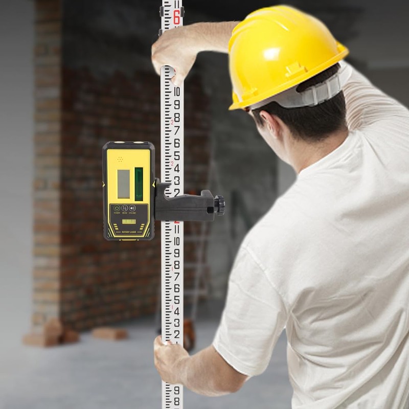 MOUNTLASER Digital Rotary Laser Receiver with Dual Display and Built-In