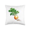 Jicama Vegetable Lover Funny Design Throw Pillow