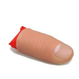 1Pc Thumb Tip Magic Tricks Fake Thumb Tip Silk Vanish Magic Disappearing Silk Fake Thumb Tip Magic Trick Gimmick Magician Accessory Magic Tricks Making Objects Appear Disappear Toy and Practical Jokes