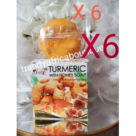 k. brothers 6  Soap: Soft 7 Turmeric With Honey Soap. Smoot, SOFT, Radiant Skin. 120g 👌👌