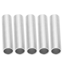 10 Pcs Aluminum Tube Aluminum Pipe Aluminum Material Lightweight Inner Diameter 10mm Outer Diameter 12mm Length 50mm Corrosion Resistant Deformation 6100-1012-0050 Industrial Robot Parts