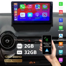 SpeedParts-X FM/RDS Bluetooth RearViewCamera Radio for 2016 Scion iA Android Auto