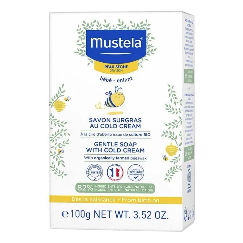 Mustela Set Piel Seca Crema Facial, Corporal Y Jabón Mustela