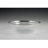 Regal Plastic Edge Bowls - 5.5" | Clear/Silver | Round