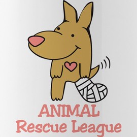 CafePress Animal Rescue League Water Bottle 1.0L (34 oz) Stainless Steel Water Bottle