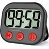 Kitchen Timer, Digital Visual Timer Magnetic Clock Stopwatch Countdown Timer,