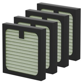 Pro HEPA Replacement Filter Compatible with Baby Brezza Baby Bottle Washer Pro, Air Clean Dust, 4-Pack