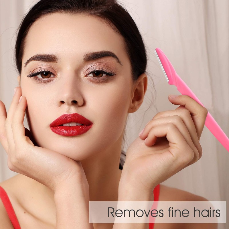 FEPITO 20 Pieces Women's Face Razor Eyebrow Razor Shaper Razor
