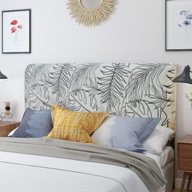 MUMOHO Stretch Bed Headboard Covers, Headboard Covers for Full Queen California King,Velvet All-Inclusive Elastic Headboard Protection Cover