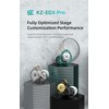 CCA KZ EDX Pro in-Ear Monitor Headphones Wired,IEM Earphones Dual