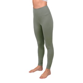 90 Degree By Reflex High Waist Fleece Lined Leggings - Yoga Pants - Shadow - XL