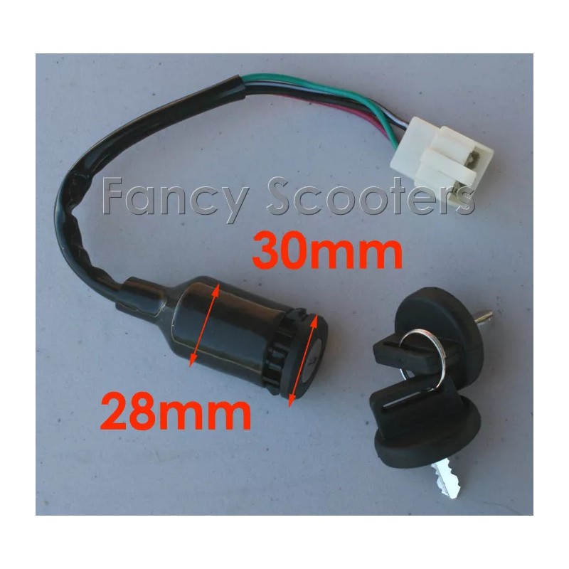 Fancy Scooters Eton Yukon II CXL150, EXL150, ATV Key Ignition