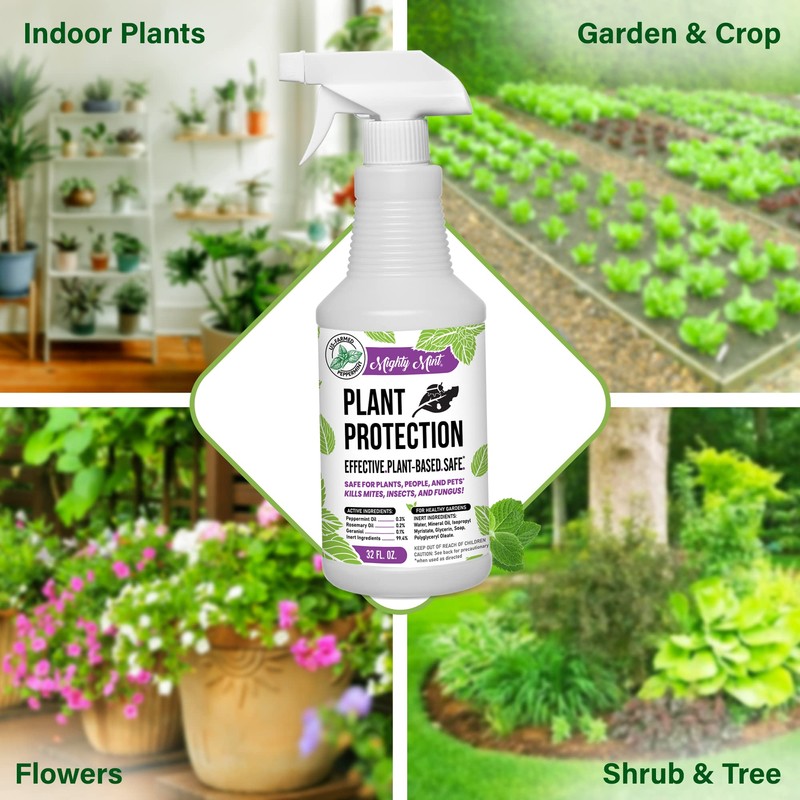 Mighty Mint 32 oz Peppermint Plant Protection Spray - for