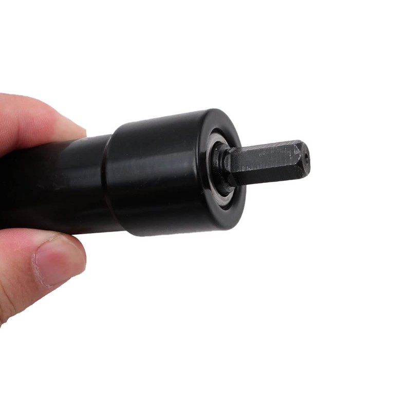 ZONADAH Metal Head Carbon Steel Right Angle Bend Extension Chuck