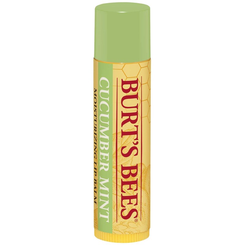 Burt's Bees 100% Natural Moisturizing Lip Balm, Cucumber Mint -