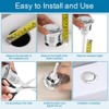 Toilet Flush Buttons Replacement, 2 PCS 38mm Toilet Push Button