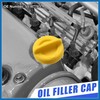 A ABSOPRO Motor Öleinfüllschraube Abdeckkappe Ersatz 55187763 Gelb Artikelaustausch