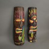 Things2Die4 Elemental Fire and Wind Hand Crafted Wooden Surfer Tiki