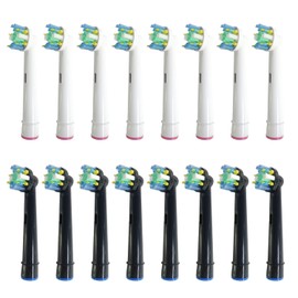 Replacement Heads Compatible with Oral B Braun,16-Pack Professional Electric Toothbrush Heads Brush Heads Compatible with Oral B, Replacement Heads Refill 7000/Pro 1000/9600/500/3000/8000