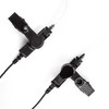 Acoustic Tube Earpiece with Mic for Motorola Walkie Talkies, Surveillance