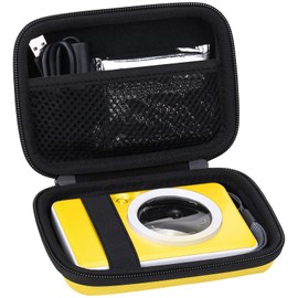 co2CREA Hard Case Replacement for Canon Ivy 2 Mobile Mini Ivy CLIQ CLIQ+ CLIQ 2 CLIQ+ 2 Instant Camera Printer Wireless Bluetooth Photo Printer, Bumblebee Yellow Case