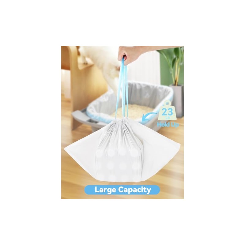 150 Count Automatic Cat Litter Box Bags Compatible with Cmg