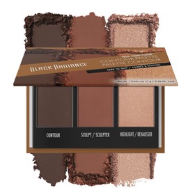 Black Radiance True Complexion Palette, Contour, Dark To Deep, 0.38 Ounce                                                                             
