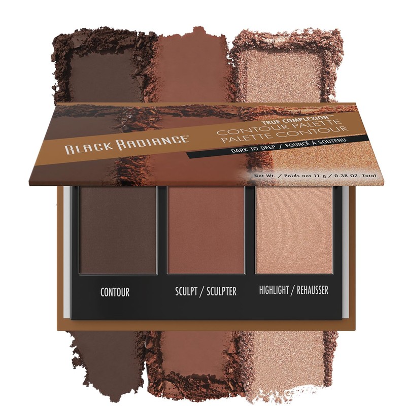 Black Radiance True Complexion Palette, Contour, Dark To Deep, 0.38