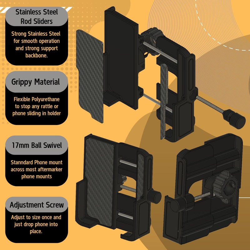 Phone Holder for Ford Expedition 2015-2017 - Custom Fit in
