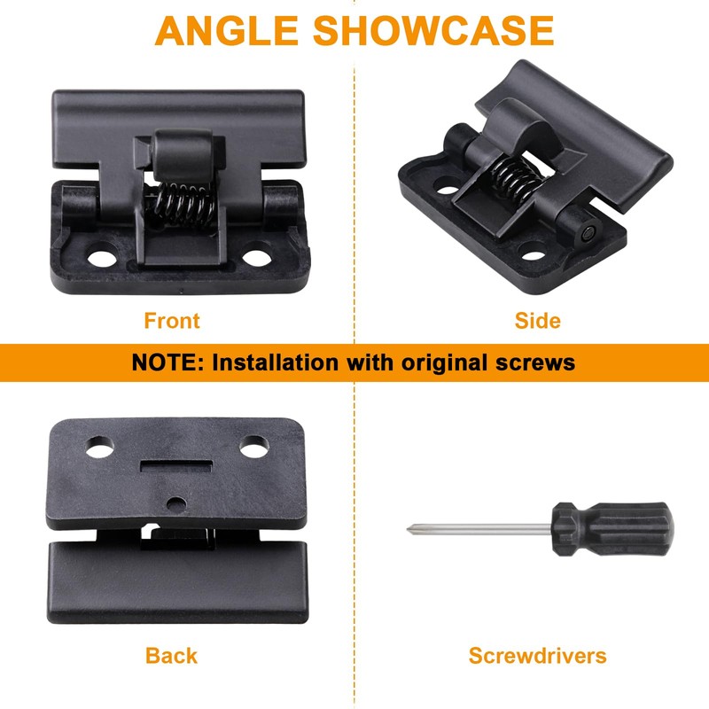 BESTAOO Center Console Lid Latch Metal Replacement Compatible with Toyota