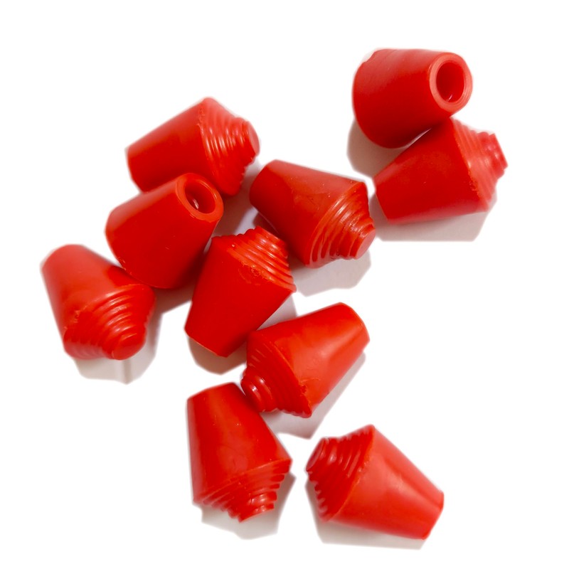 LEONARK Fencing Practice Sword Tips Foil/Epee Rubber Replacement Tips (for