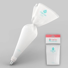 CukkiCakes Professional Reusable Piping Bag (40 cm) – Extra Strong, Flexible and Lightweight Piping Bag – For Decorating Cakes | Icing Bag Compatible with Piping Nozzles – Made in Japan