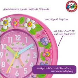 Jacques Farel ACN313 Kinderwecker Sommergarten