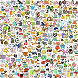 20 pcs Cute Mixed Enamel Pins Bulk Set, Funny Plant Anime Lapel Badges, Cartoon Button Pins Jewelry for Backpack Cloths Hats Jacket Decoration, Festival Gifts (60 pcs)