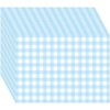 Moinchore Blue and White Gingham Paper Placemats Disposable Blue Checkered