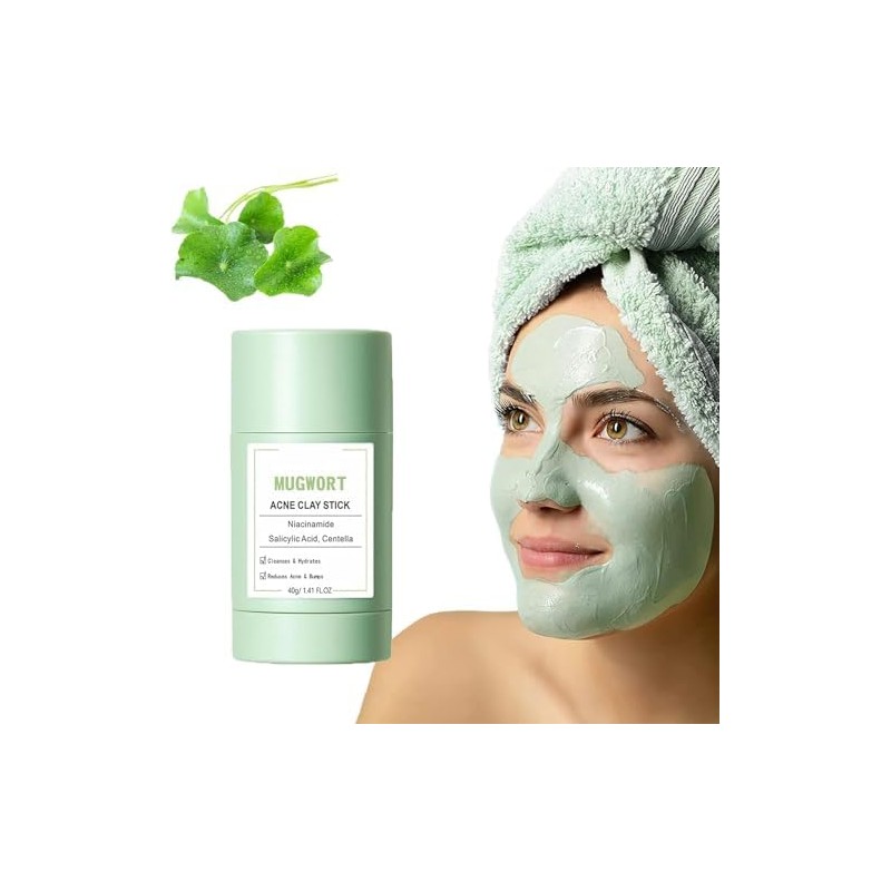 Mascarilla de Arcilla de Artemisa en Barra, 40g