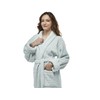 ESKYMODE Womens Soft Cotton Bathrobe, Ankle Length Long Women's Plush